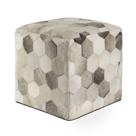 DAPHNES DINNETTE Pauf Cowhide Ottoman DA1123454